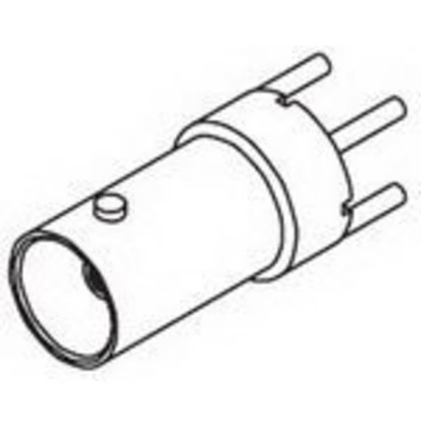 BNC JACK VERTICAL PCB 75 OHM, Molex, Mfr#: 73101-0360